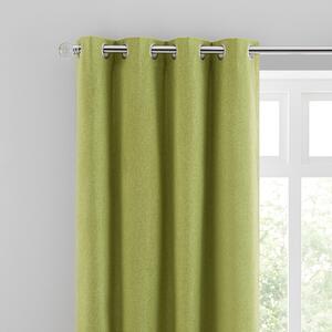 Luna Brushed Blackout Eyelet Curtains