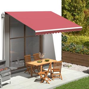 Replacement Fabric for Awning Burgundy Red 4x3.5 m