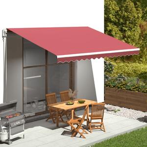 Replacement Fabric for Awning Burgundy Red 4.5x3 m