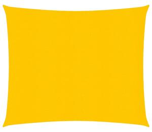 Sunshade Sail 160 g/m² Yellow 2.5x3 m HDPE
