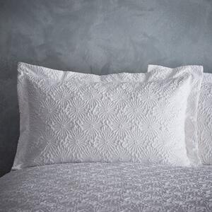 Astra Textured White Oxford Pillowcase White