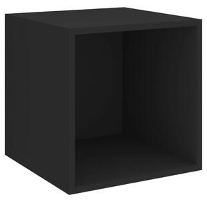 Wall Cabinet Black 37x37x37 cm Engineered Wood
