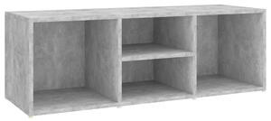 Shoe Storage Bench Concrete Grey 105x35x35 cm Engineered Wood