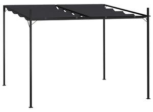 Gazebo with Retractable Roof 300x300x233 cm Anthracite