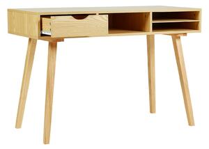 Derek Desk with Drawer & Shelf