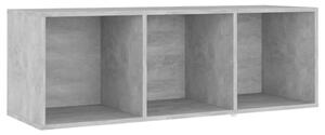 TV Cabinet Concrete Grey 107x35x37 cm Engineered Wood