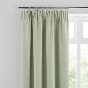 Luna Brushed Blackout Pencil Pleat Curtains