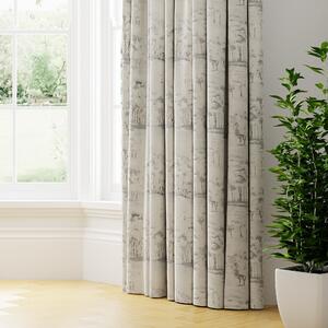 Arezzo Made to Measure Curtains Charcoal