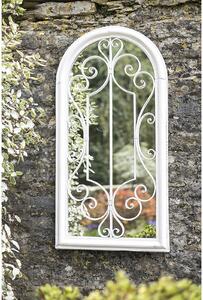 Scrolled Arch Garden Mirror