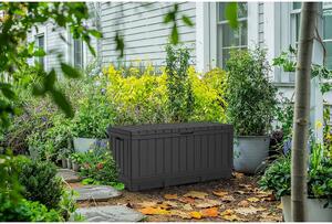 Keter Kentwood Outdoor Garden Storage Box 350L - Graphite