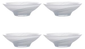 Maxwell & Williams Marblesque Set of 4 13cm White Bowls White