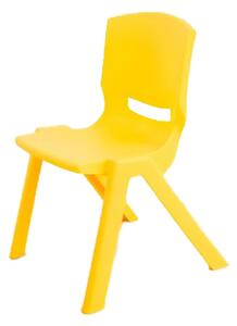 Kids Plastic Stacking Chair - Yellow