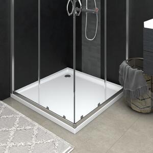 Square ABS Shower Base Tray White 80x80 cm