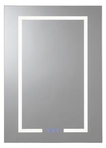 Croydex Clarence Single Door Illuminated Aluminium Bathroom Cabinet