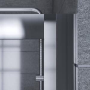 Aqualux Edge6 Bifold Shower Door 760 x 1900 (6mm Glass)