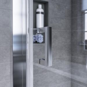 Aqualux Edge6 Pivot Shower Door - 760 x 1900 (6mm Glass)
