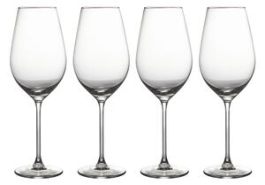 Set of 4 Ravello White Wine Glasses Clear