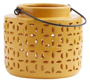 Ceramic Lantern - Yellow