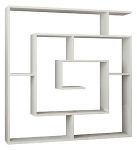 Homemania Bookcase Labirent 125x22x129 cm White