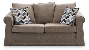 Branston Soft Weave Fabric 2 Seater Double Sofa Bed | Roseland