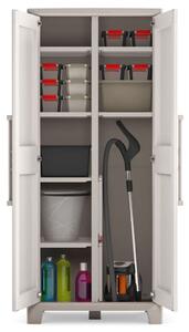 Keter Multipurpose Storage Cabinet Gulliver Beige and Brown 182 cm