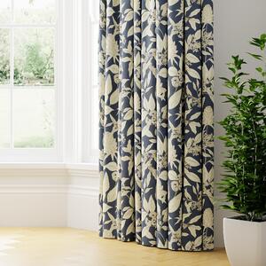 Holyrood Made to Measure Curtains Blue/Brown