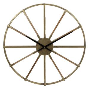Gifts Amsterdam Wall Clock Leicester Metal Gold 60cm