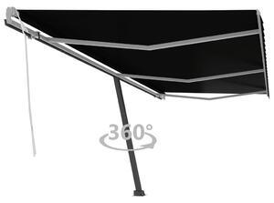 Freestanding Manual Retractable Awning 600x300 cm Anthracite
