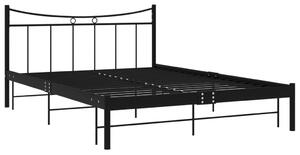 Bed Frame Black Metal 140x200 cm