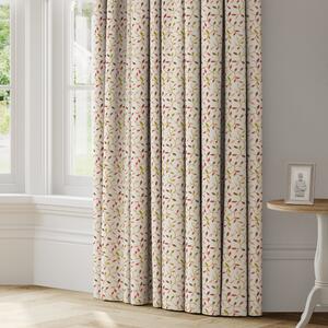 Juliet Made to Measure Curtains Pink/Green/White