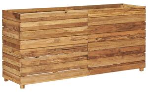 Raised Bed 150x40x72 cm Solid Wood Teak and Steel
