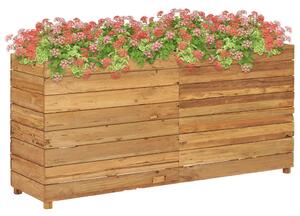 Raised Bed 150x40x72 cm Recycled Teak and Steel
