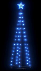 Christmas Cone Tree Blue 70 LEDs Decoration 50x120 cm