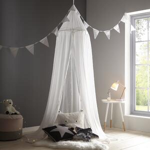 Kid's Bed Canopy White