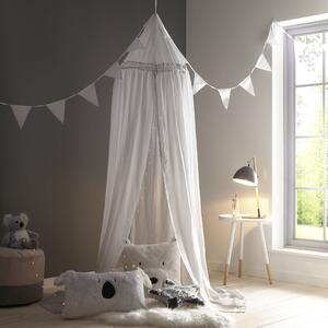Kids Bed Canopy Grey