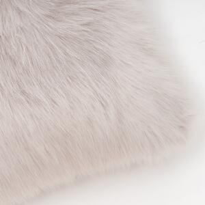 Faux Fur Cushion - 50cm - Silver