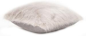 Faux Fur Cushion - 50cm - Silver