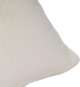 Faux Fur Rabbit Cushion - 50cm - Ivory