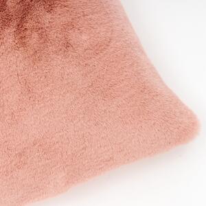Faux Fur Rabbit Cushion - 50cm - Blush