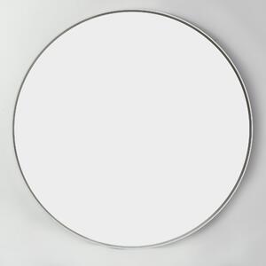 Apartment White Frame Round Mirror 80cm White