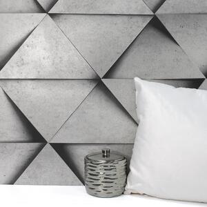Dimensions Silver Triangle 3D Wallpaper Silver