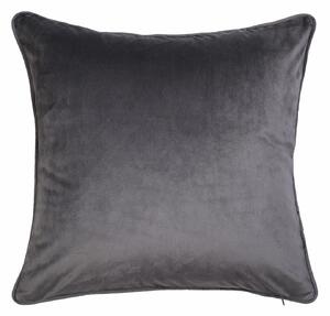 Velvet Cushion - Dark Grey - 43x43cm