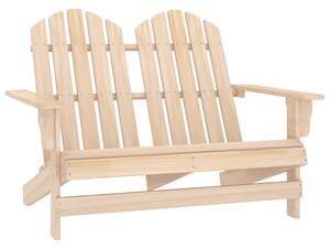 2-Seater Garden Adirondack Chair Solid Fir Wood