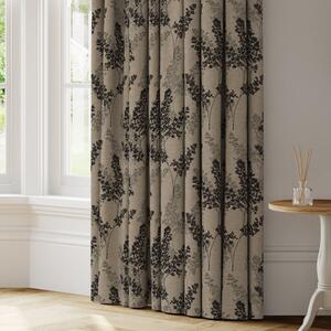 Leah Made to Measure Curtains Grey/Black