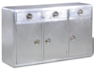 Aviator Sideboard 3 Drawers Vintage Aircraft Airman Aluminium