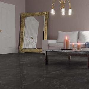 Falquon Flooring High Gloss Stone Effect Botticino Dark 8mm Tile Laminate Flooring