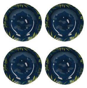 Mikasa Drift Set of 4 Melamine Pasta Bowls Blue/White/Green