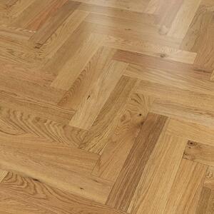 Herringbone Parquet 14x90mm Oak Lacquered Engineered Flooring