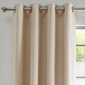 Cassie Gold Blackout Eyelet Curtains Gold