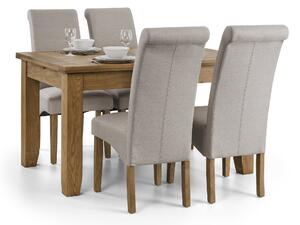 Astoria Dining Table and 4 Rio Chairs Brown